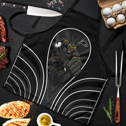 Penrith Panthers Rugby Mascot Apron Australian Rugby Culture - Tribal Inspired Black Panther