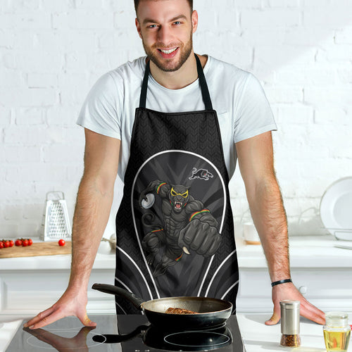Penrith Panthers Rugby Mascot Apron Australian Rugby Culture - Tribal Inspired Black Panther