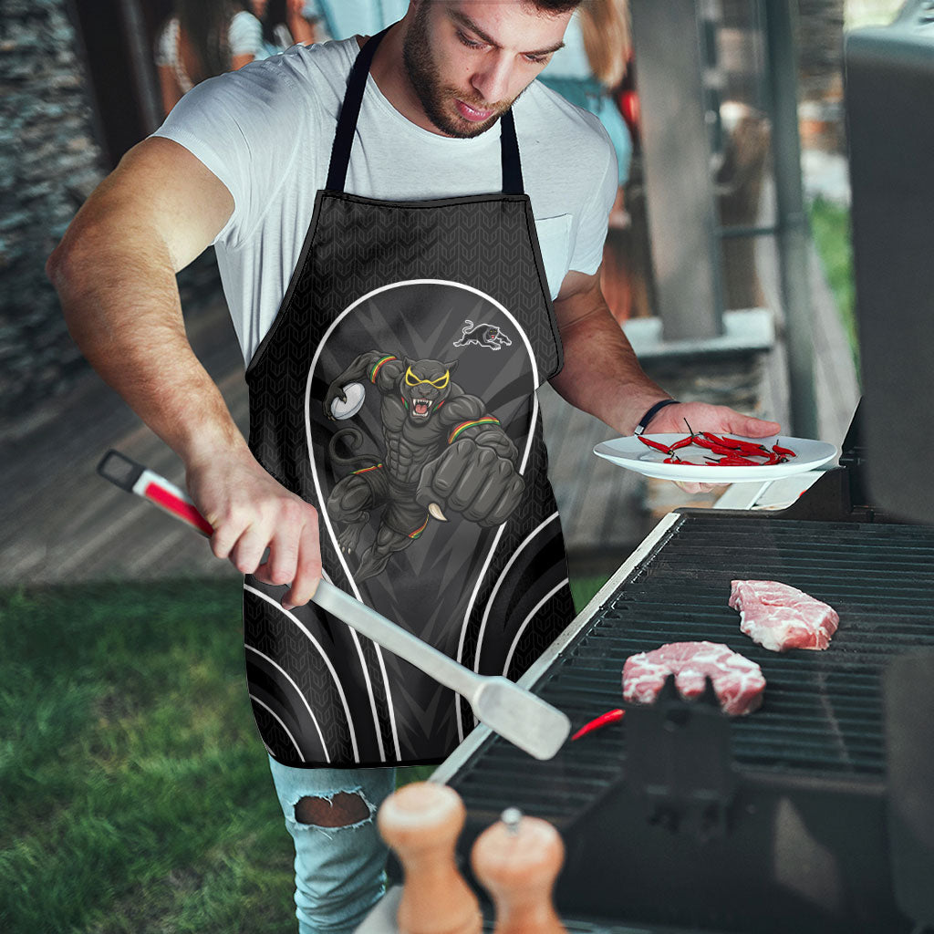 Penrith Panthers Rugby Mascot Apron Australian Rugby Culture - Tribal Inspired Black Panther