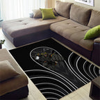 Penrith Panthers Rugby Mascot Area Rug Australian Rugby Culture - Tribal Inspired Black Panther
