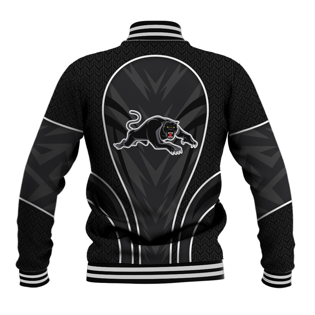 Penrith Panthers Rugby Mascot Baseball Jacket Australian Rugby Culture - Tribal Inspired Black Panther
