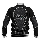 Penrith Panthers Rugby Mascot Baseball Jacket Australian Rugby Culture - Tribal Inspired Black Panther