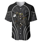 Penrith Panthers Rugby Mascot Baseball Jersey Australian Rugby Culture - Tribal Inspired Black Panther
