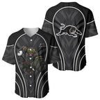Penrith Panthers Rugby Mascot Baseball Jersey Australian Rugby Culture - Tribal Inspired Black Panther