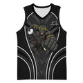 Penrith Panthers Rugby Mascot Basketball Jersey Australian Rugby Culture - Tribal Inspired Black Panther