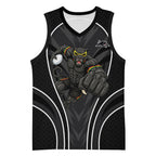 Penrith Panthers Rugby Mascot Basketball Jersey Australian Rugby Culture - Tribal Inspired Black Panther
