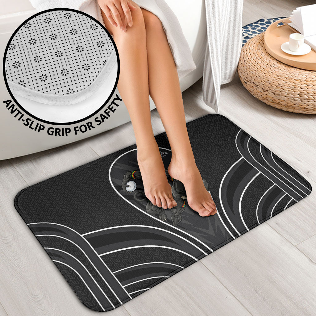 Penrith Panthers Rugby Mascot Bathroom Set Australian Rugby Culture - Tribal Inspired Black Panther