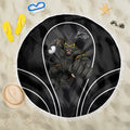 Penrith Panthers Rugby Mascot Beach Blanket Australian Rugby Culture - Tribal Inspired Black Panther