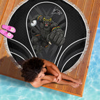Penrith Panthers Rugby Mascot Beach Blanket Australian Rugby Culture - Tribal Inspired Black Panther