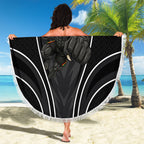 Penrith Panthers Rugby Mascot Beach Blanket Australian Rugby Culture - Tribal Inspired Black Panther