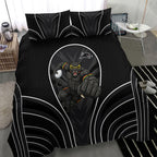 Penrith Panthers Rugby Mascot Bedding Set Australian Rugby Culture - Tribal Inspired Black Panther