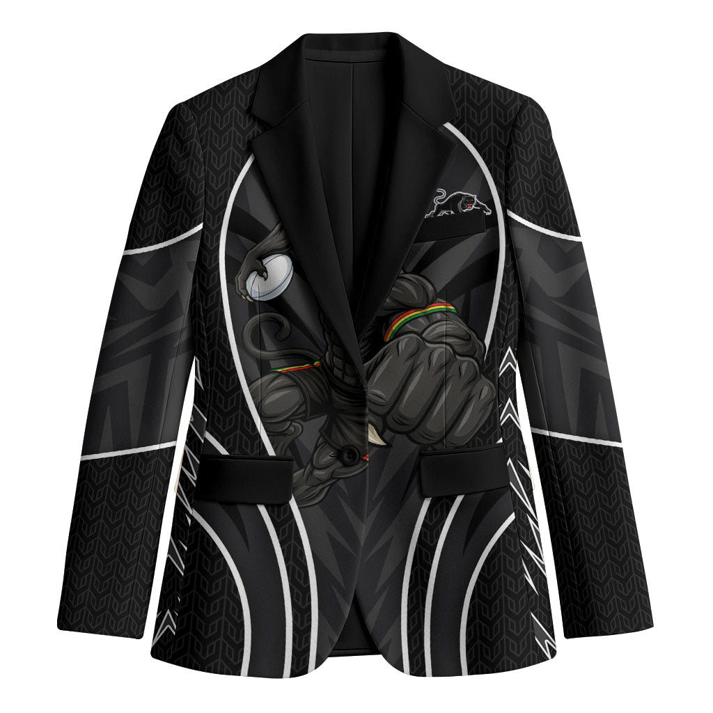 Penrith Panthers Rugby Mascot Blazer Australian Rugby Culture - Tribal Inspired Black Panther