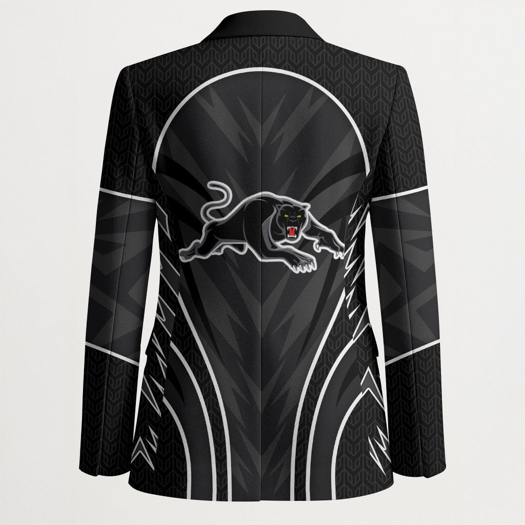 Penrith Panthers Rugby Mascot Blazer Australian Rugby Culture - Tribal Inspired Black Panther