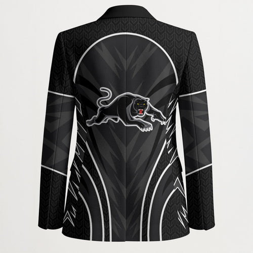 Penrith Panthers Rugby Mascot Blazer Australian Rugby Culture - Tribal Inspired Black Panther