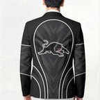 Penrith Panthers Rugby Mascot Blazer Australian Rugby Culture - Tribal Inspired Black Panther