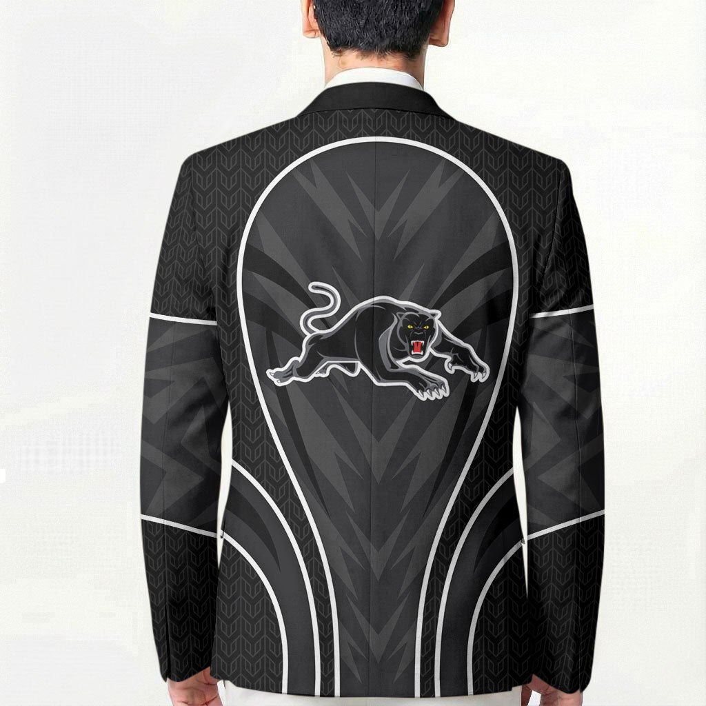 Penrith Panthers Rugby Mascot Blazer Australian Rugby Culture - Tribal Inspired Black Panther