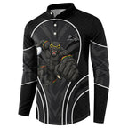Penrith Panthers Rugby Mascot Button Sweatshirt Australian Rugby Culture - Tribal Inspired Black Panther