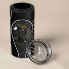 Penrith Panthers Rugby Mascot 4 in 1 Can Cooler Tumbler Australian Rugby Culture - Tribal Inspired Black Panther