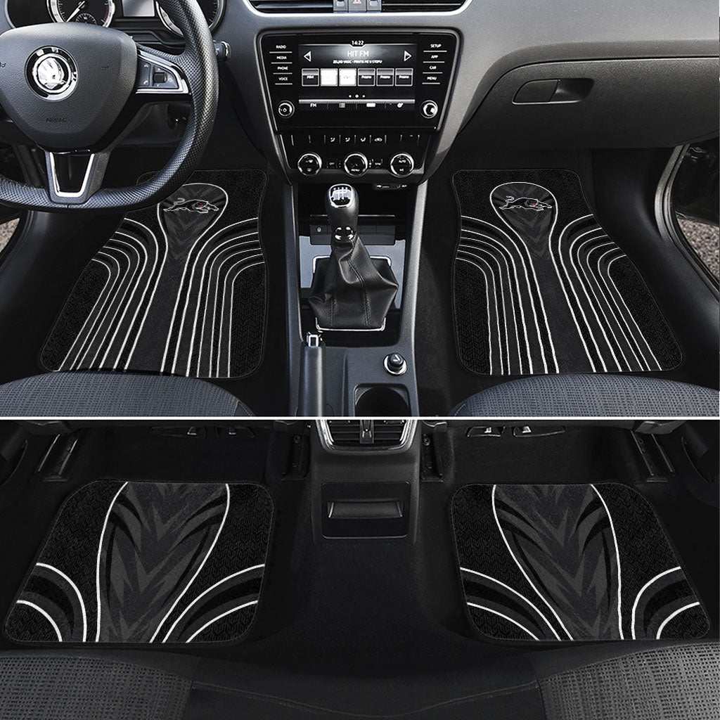 Penrith Panthers Rugby Mascot Car Mats Australian Rugby Culture - Tribal Inspired Black Panther