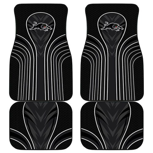 Penrith Panthers Rugby Mascot Car Mats Australian Rugby Culture - Tribal Inspired Black Panther