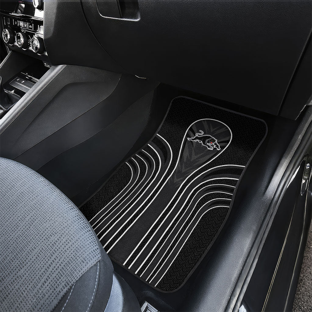 Penrith Panthers Rugby Mascot Car Mats Australian Rugby Culture - Tribal Inspired Black Panther