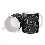 Penrith Panthers Rugby Mascot Ceramic Mug Australian Rugby Culture - Tribal Inspired Black Panther