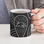 Penrith Panthers Rugby Mascot Ceramic Mug Australian Rugby Culture - Tribal Inspired Black Panther