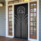 Penrith Panthers Rugby Mascot Door Cover Australian Rugby Culture - Tribal Inspired Black Panther