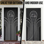 Penrith Panthers Rugby Mascot Door Cover Australian Rugby Culture - Tribal Inspired Black Panther