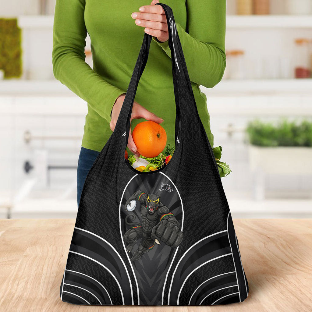 Penrith Panthers Rugby Mascot Grocery Bag Australian Rugby Culture - Tribal Inspired Black Panther