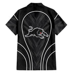 Penrith Panthers Rugby Mascot Hawaiian Shirt Australian Rugby Culture - Tribal Inspired Black Panther