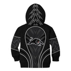 Penrith Panthers Rugby Mascot Kid Hoodie Australian Rugby Culture - Tribal Inspired Black Panther