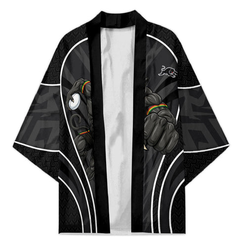 Penrith Panthers Rugby Mascot Kimono Australian Rugby Culture - Tribal Inspired Black Panther