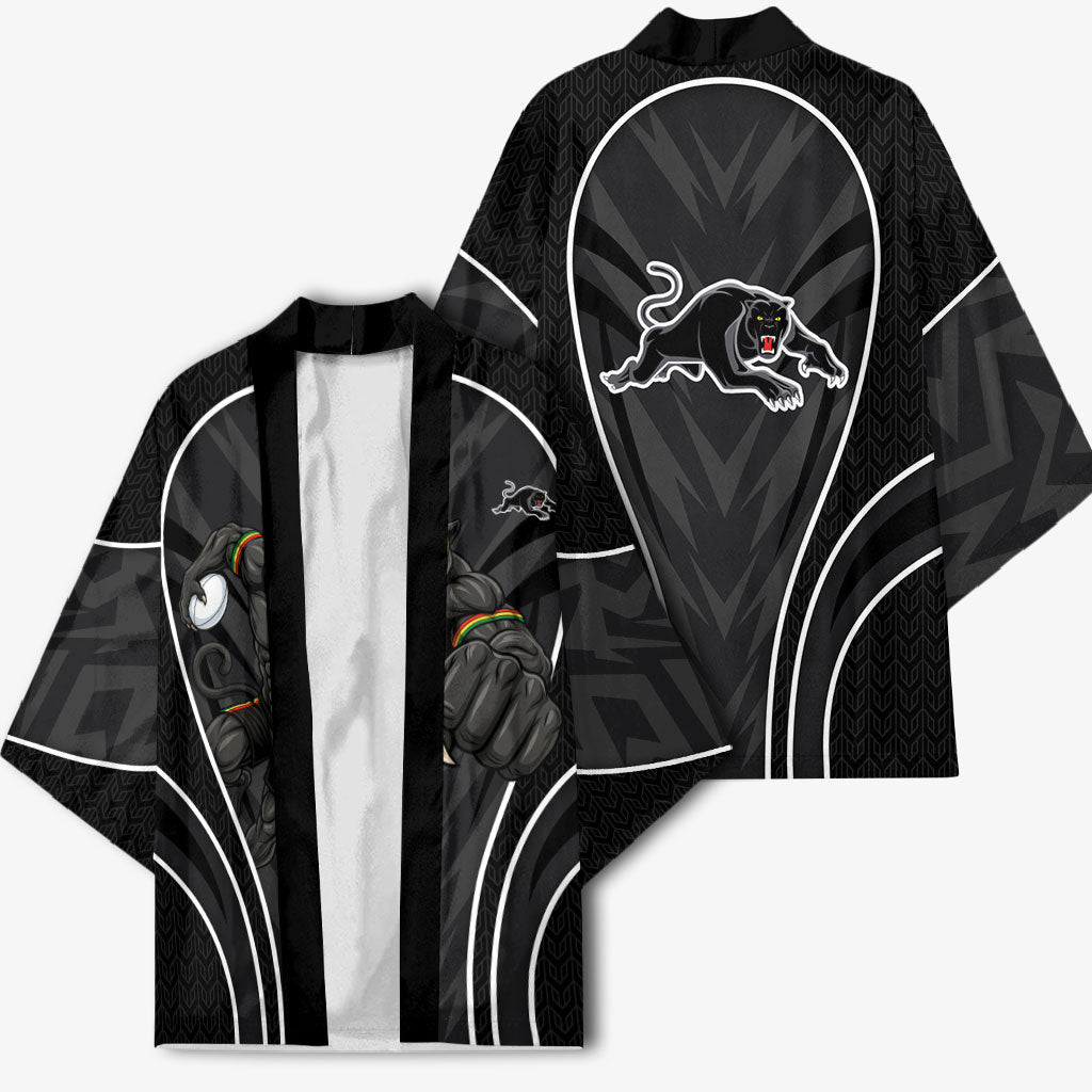Penrith Panthers Rugby Mascot Kimono Australian Rugby Culture - Tribal Inspired Black Panther