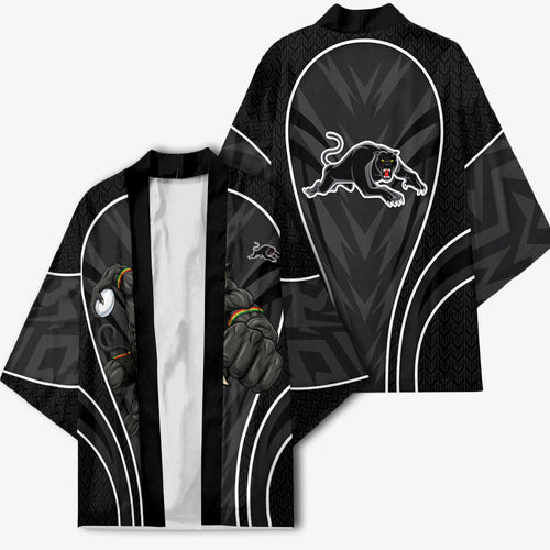 Penrith Panthers Rugby Mascot Kimono Australian Rugby Culture - Tribal Inspired Black Panther