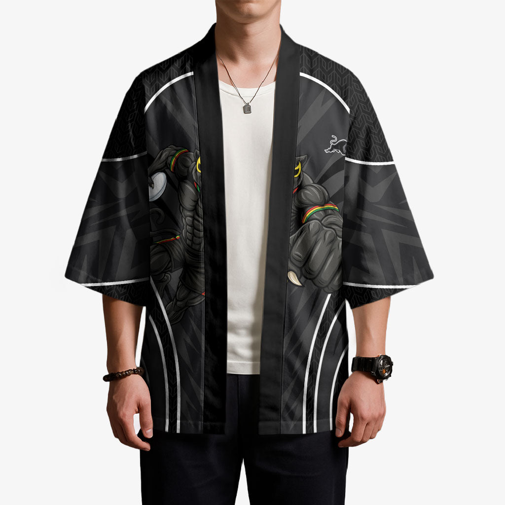 Penrith Panthers Rugby Mascot Kimono Australian Rugby Culture - Tribal Inspired Black Panther