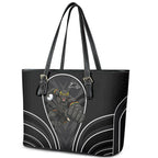 Penrith Panthers Rugby Mascot Leather Tote Bag Australian Rugby Culture - Tribal Inspired Black Panther