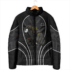 Penrith Panthers Rugby Mascot Padded Jacket Australian Rugby Culture - Tribal Inspired Black Panther