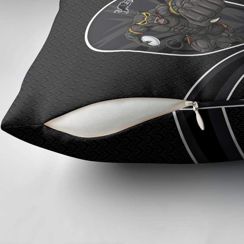 Penrith Panthers Rugby Mascot Pillow Cover Australian Rugby Culture - Tribal Inspired Black Panther
