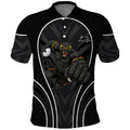 Penrith Panthers Rugby Mascot Polo Shirt Australian Rugby Culture - Tribal Inspired Black Panther