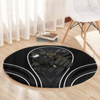 Penrith Panthers Rugby Mascot Round Carpet Australian Rugby Culture - Tribal Inspired Black Panther