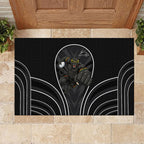 Penrith Panthers Rugby Mascot Rubber Doormat Australian Rugby Culture - Tribal Inspired Black Panther
