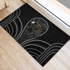 Penrith Panthers Rugby Mascot Rubber Doormat Australian Rugby Culture - Tribal Inspired Black Panther