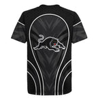 Penrith Panthers Rugby Mascot Rugby Jersey Australian Rugby Culture - Tribal Inspired Black Panther
