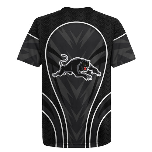 Penrith Panthers Rugby Mascot Rugby Jersey Australian Rugby Culture - Tribal Inspired Black Panther