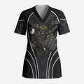 Penrith Panthers Rugby Mascot Scrub Top Australian Rugby Culture - Tribal Inspired Black Panther
