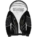 Penrith Panthers Rugby Mascot Sherpa Hoodie Australian Rugby Culture - Tribal Inspired Black Panther