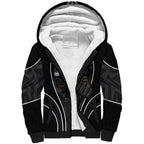 Penrith Panthers Rugby Mascot Sherpa Hoodie Australian Rugby Culture - Tribal Inspired Black Panther