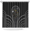 Penrith Panthers Rugby Mascot Shower Curtain Australian Rugby Culture - Tribal Inspired Black Panther