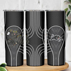 Penrith Panthers Rugby Mascot Skinny Tumbler Australian Rugby Culture - Tribal Inspired Black Panther